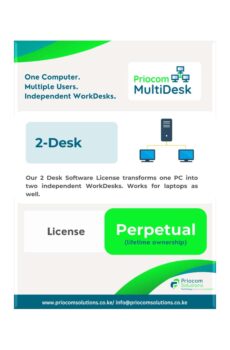 MultiSeat 2-Desk Perpetual: Lifetime License for 2 workplaces