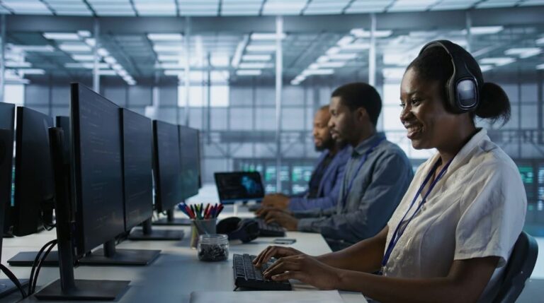 multidesk-call-center-lady-smiling